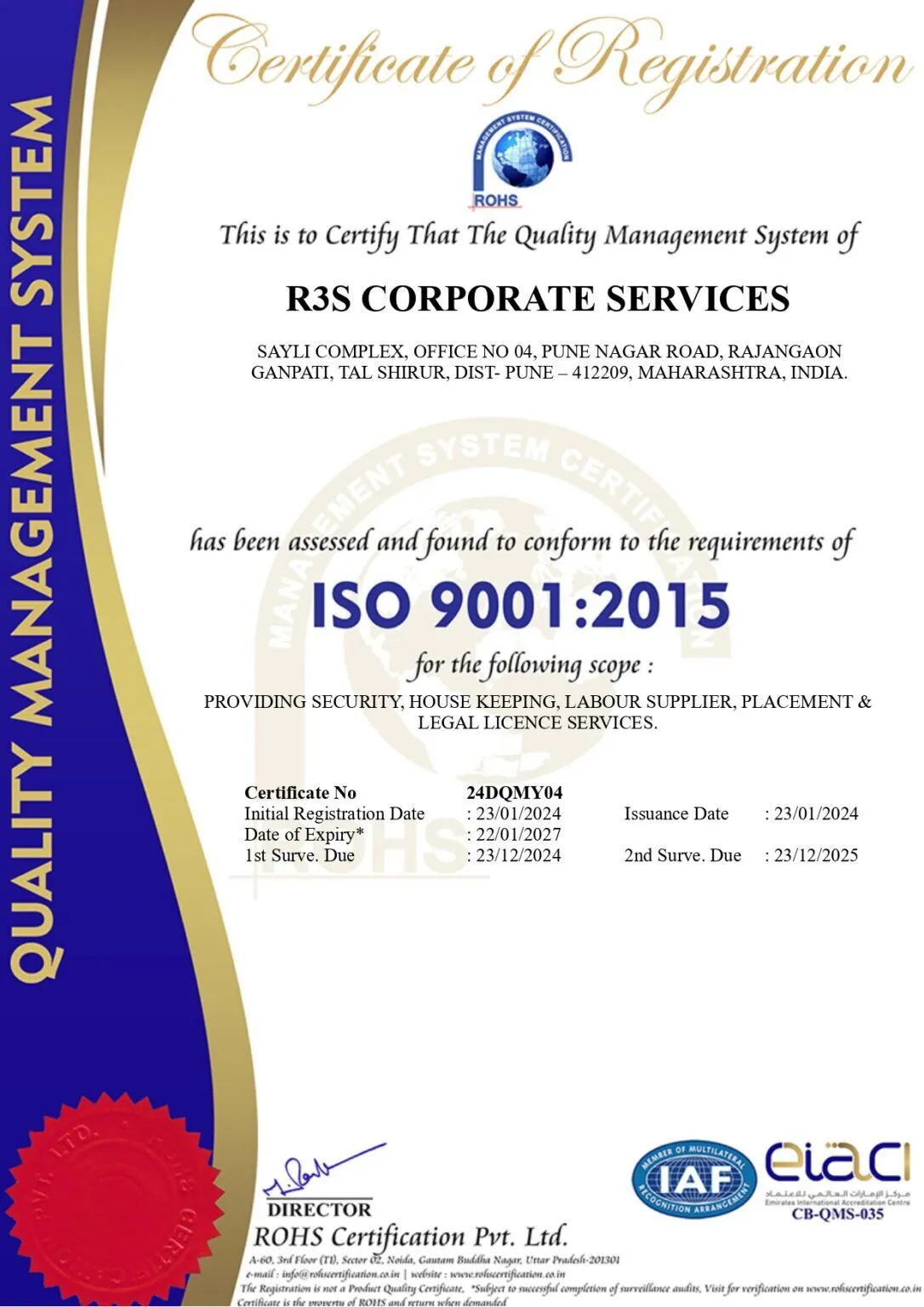 ISO-certificate